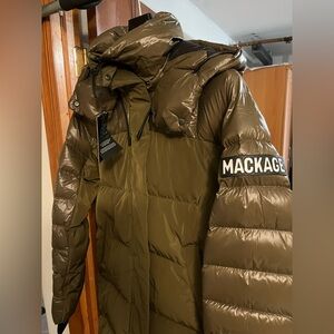 Mackage Khaki Puffer Jacket